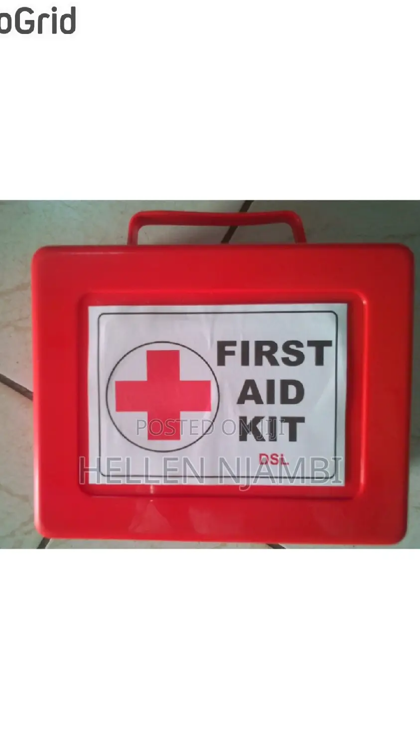 Red First Aid Kit