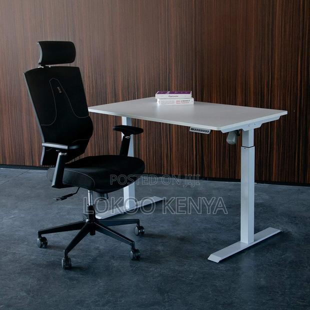 Office Desk: Posture Perfect Adjustable Workstation - thumbnail 3