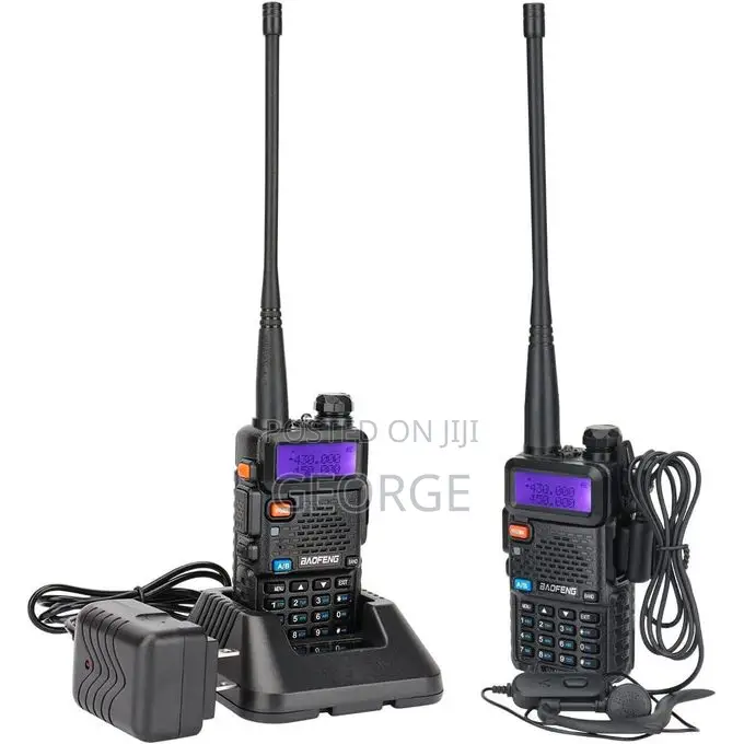 Baofeng Uv-5r Walkie Talkie 5w 1800mah Li-Ion Battery (Pair)