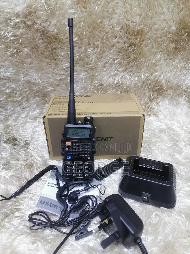 Uv-5r Dual Band VHF/Uhf Walkie Talkie With 5w/8w Power
