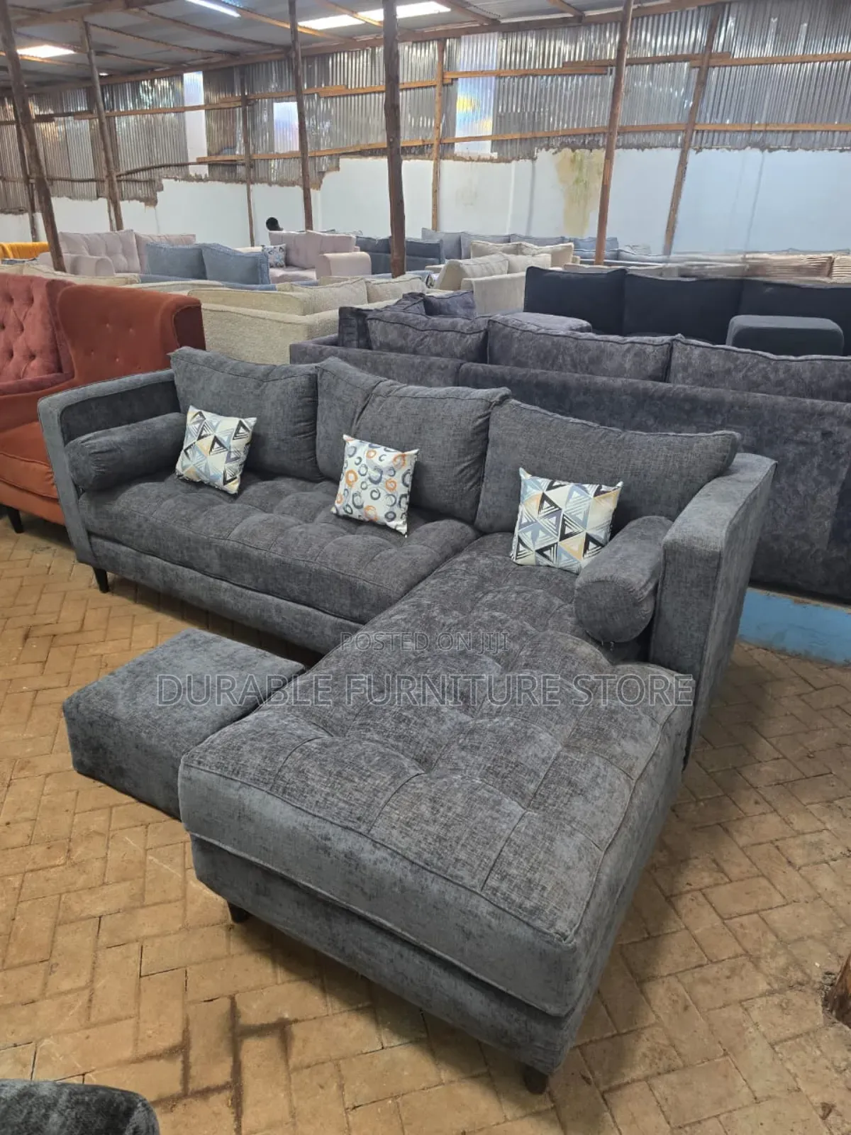 Double Fabric Sofa