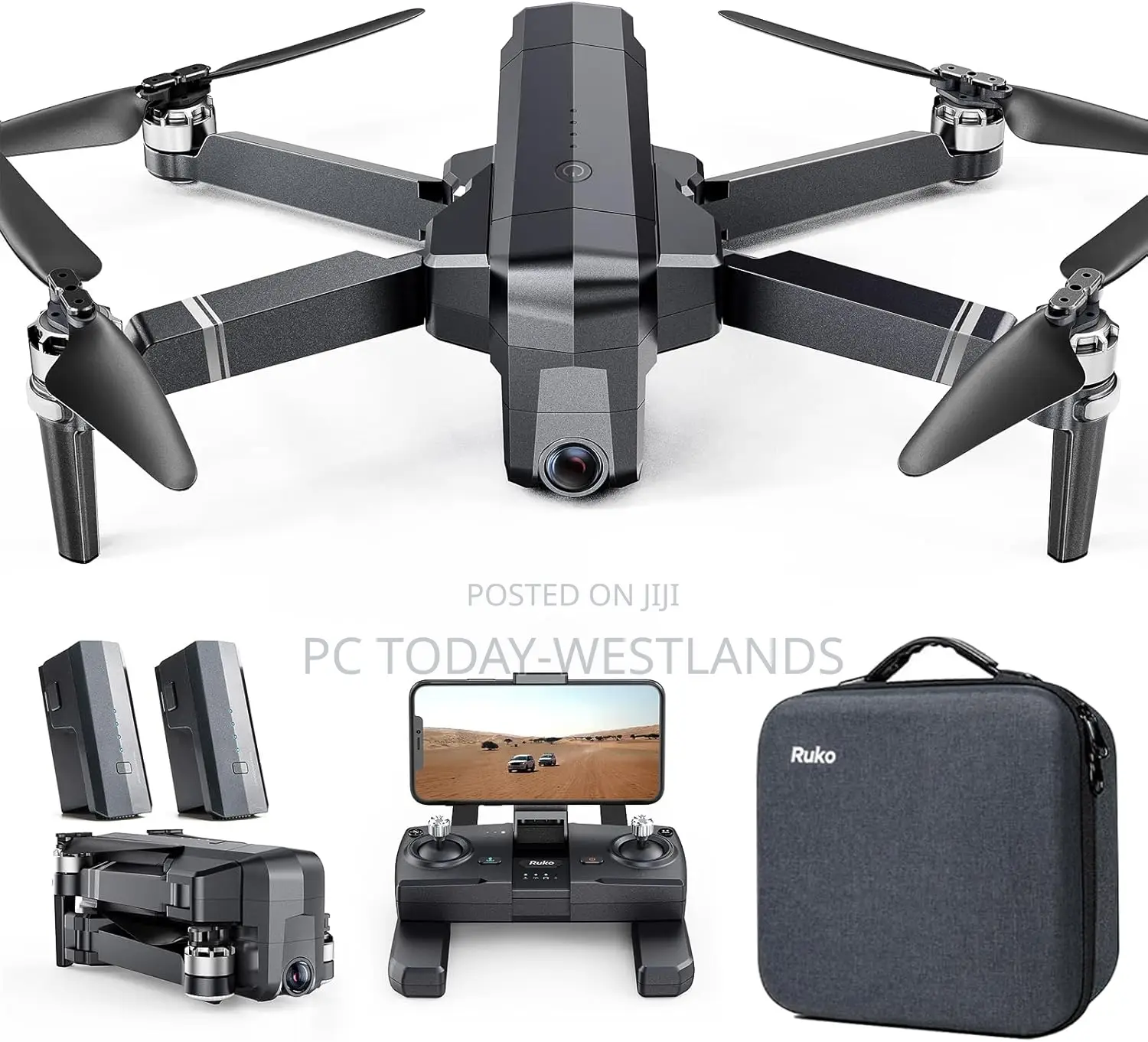 Ruko F11 Pro Drone With Uhd Camera 60 Mins Flight Time