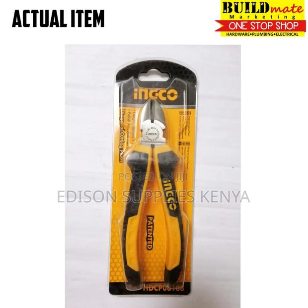 Ingco Diagonal Cutting Pliers 7" Cable Wire Cutting Pliers 7 - thumbnail 3