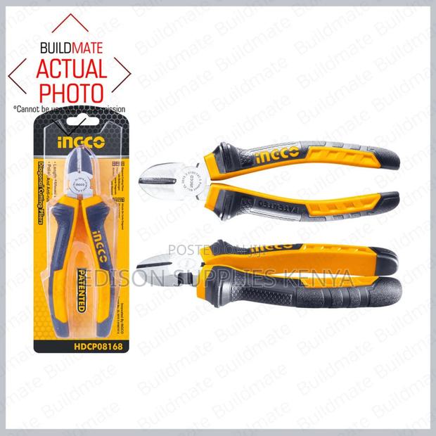 Ingco Diagonal Cutting Pliers 7" Cable Wire Cutting Pliers 7 - thumbnail 5