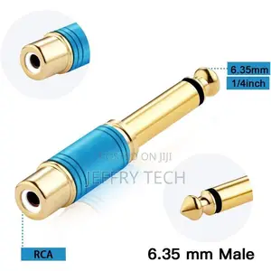 Rca to 1/4 Adapters Rca Female to 1/4 Mono Ts Mono Jack