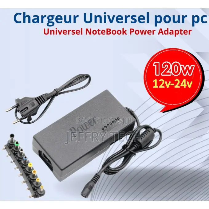12-24v Laptop Charger With All Outputs of Almost Any 120watt