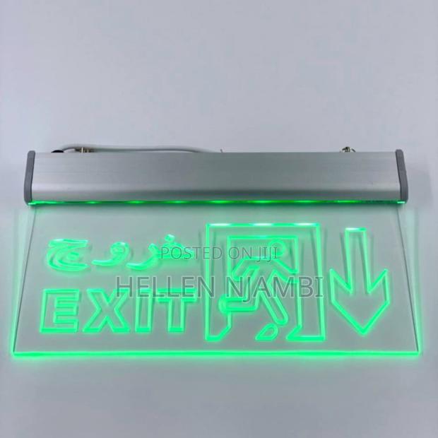 Green Led Emergency Exit Sign