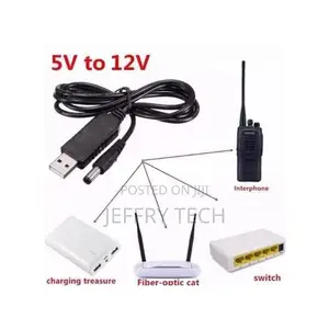 Share This Productusb Power Supply Boost Cable 5v to 12v 1m
