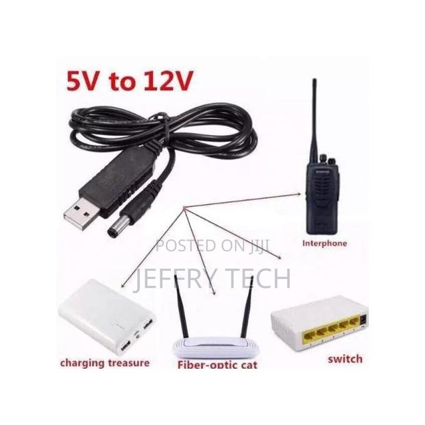 Share This Productusb Power Supply Boost Cable 5v to 12v 1m