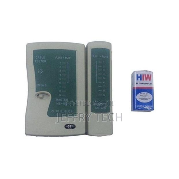 Rj45 Cat5 Utp Lan Ethernet Network Cable Tester Manual With - thumbnail 3