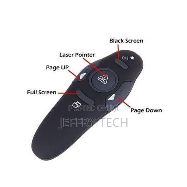 Presenter With Laser Pointer. Wireless Red Light Laser Pen, - thumbnail 3