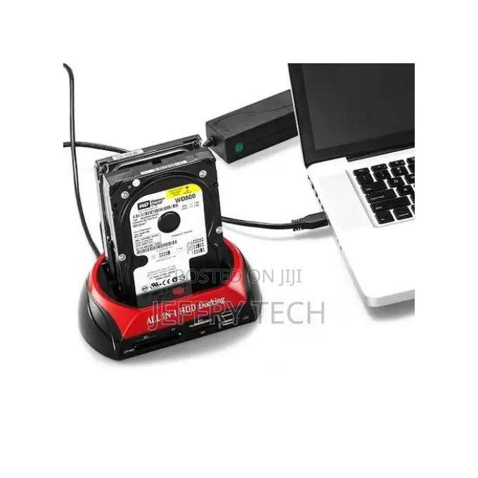 All in 1 HDD Docking Station Dual 2.5 3.5 Ide Sata External