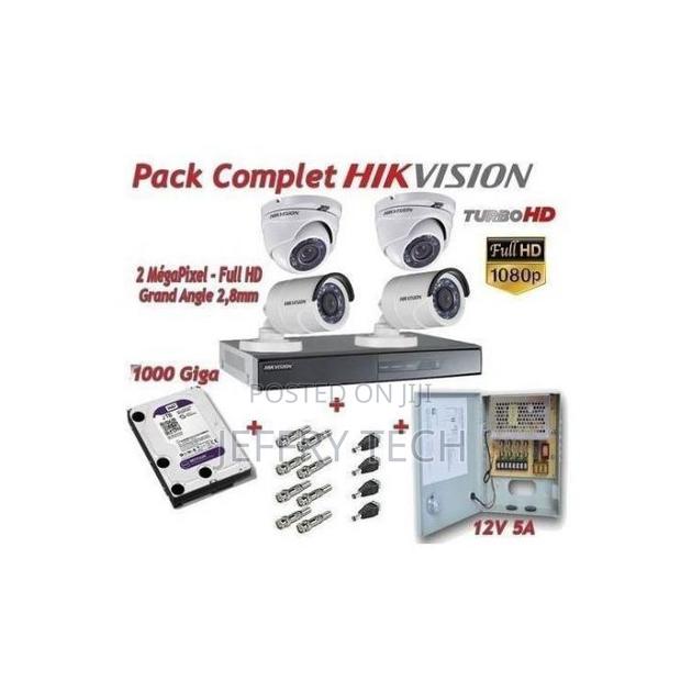 Hikvision Complete Pack for 4-Channel Turbo Hd DVR Surveilla - main view
