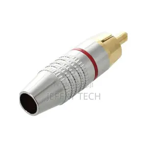 Audio Plug for Microphones, 2 PCS Rca Male Connector