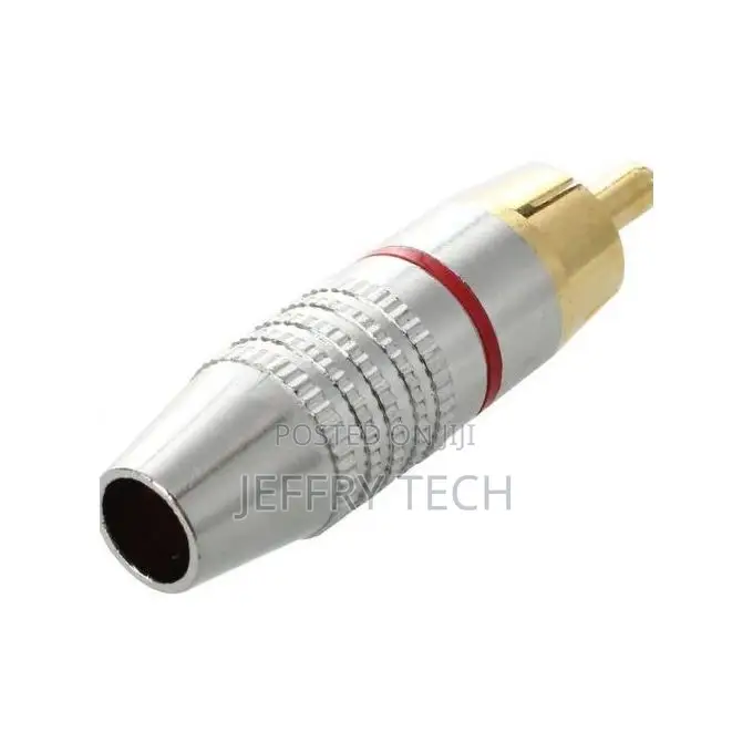 Audio Plug for Microphones, 2 PCS Rca Male Connector