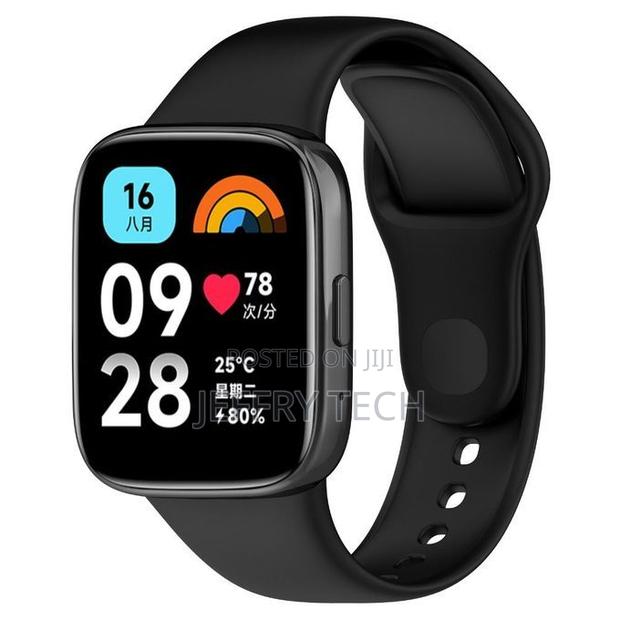 Replacement Strap for Redmi Watch 3 Active - Black - thumbnail 3