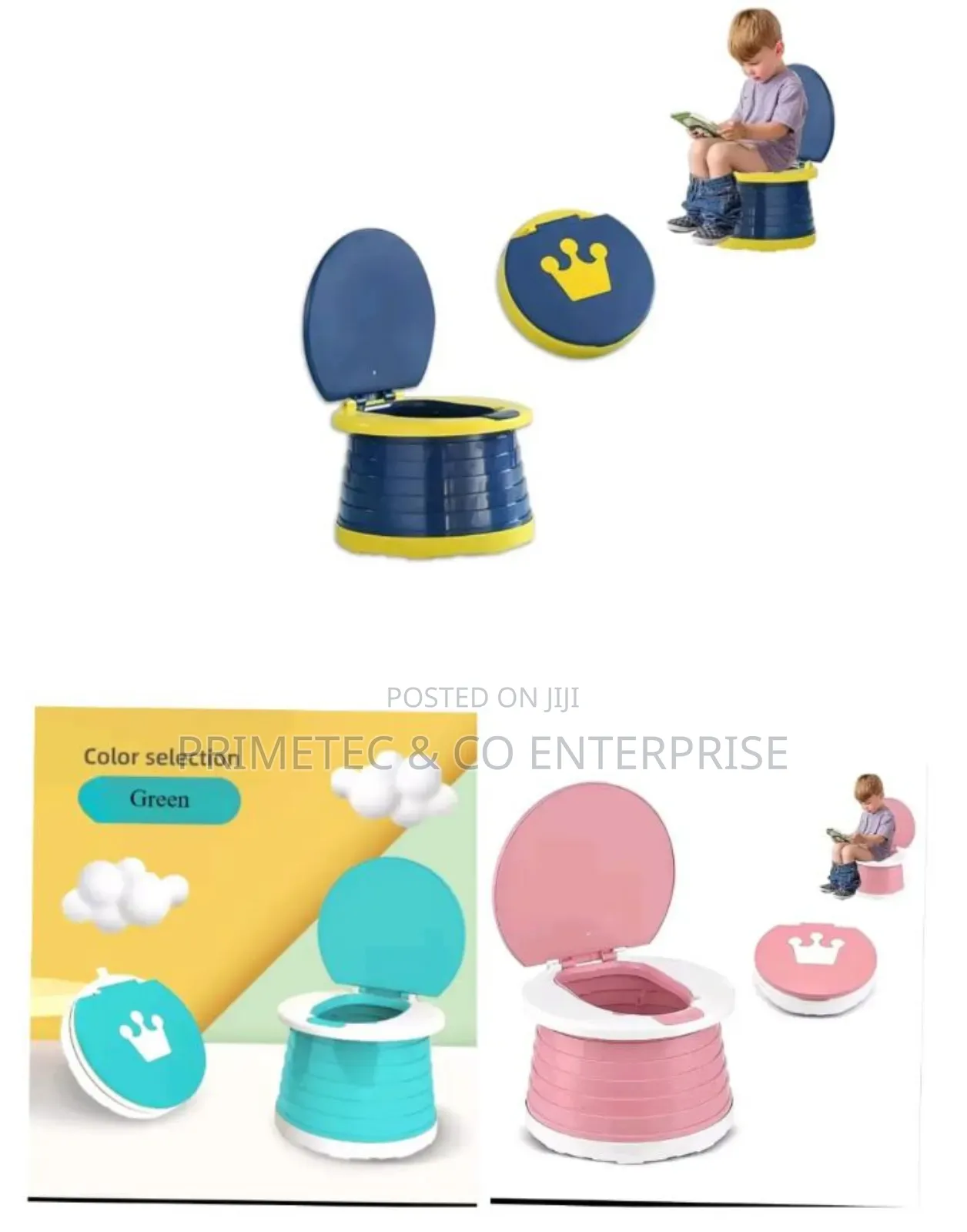 2-in-1 Folding Portable Toilet for Children