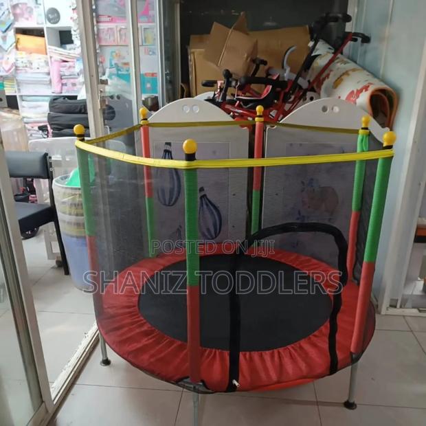 Children Jumping Trampoline - main view