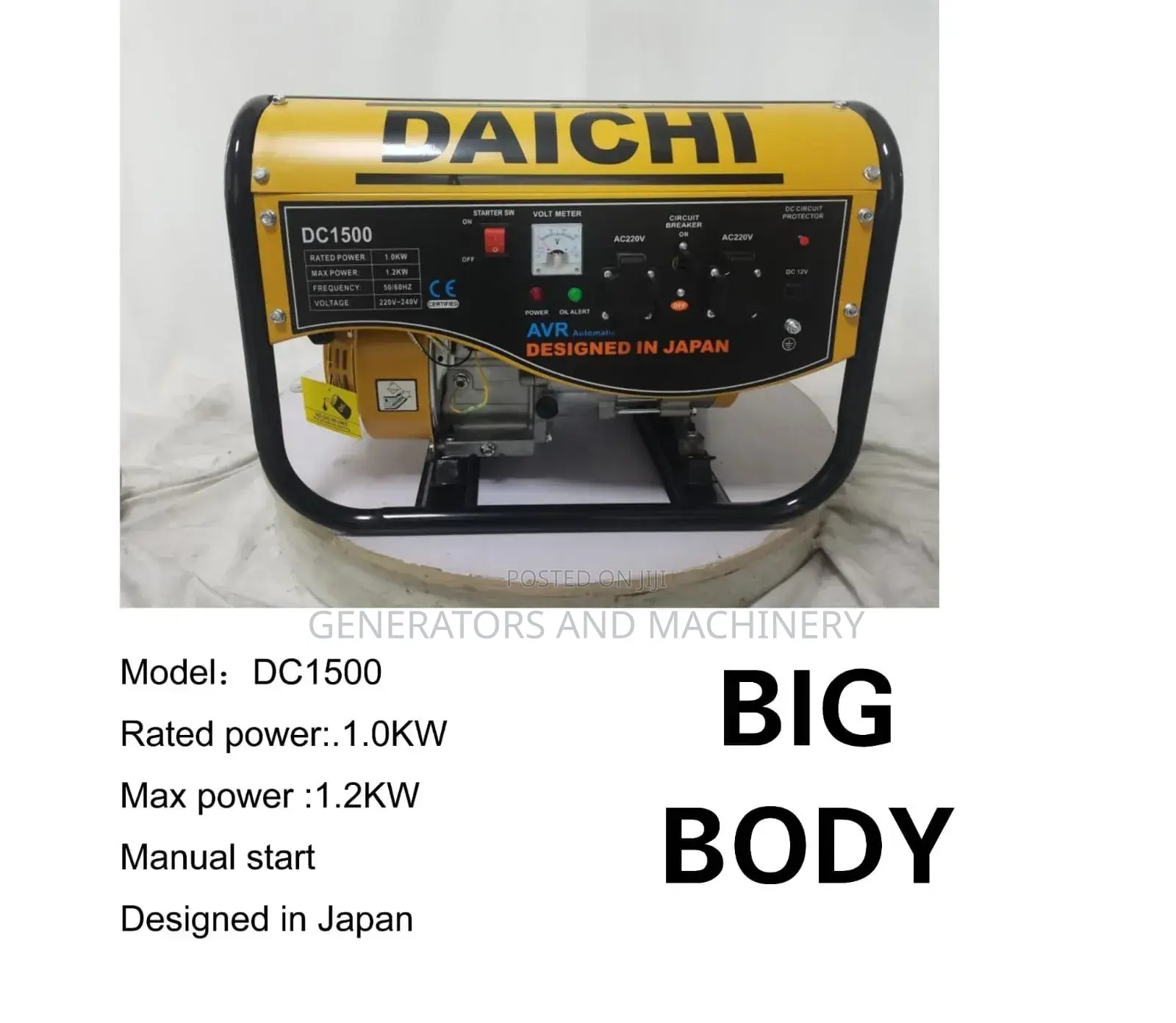 1.2kw Daichi Genset