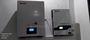 5.5kva Hybrid Inverter 5.12kwh Lithium (6) 615w Solar