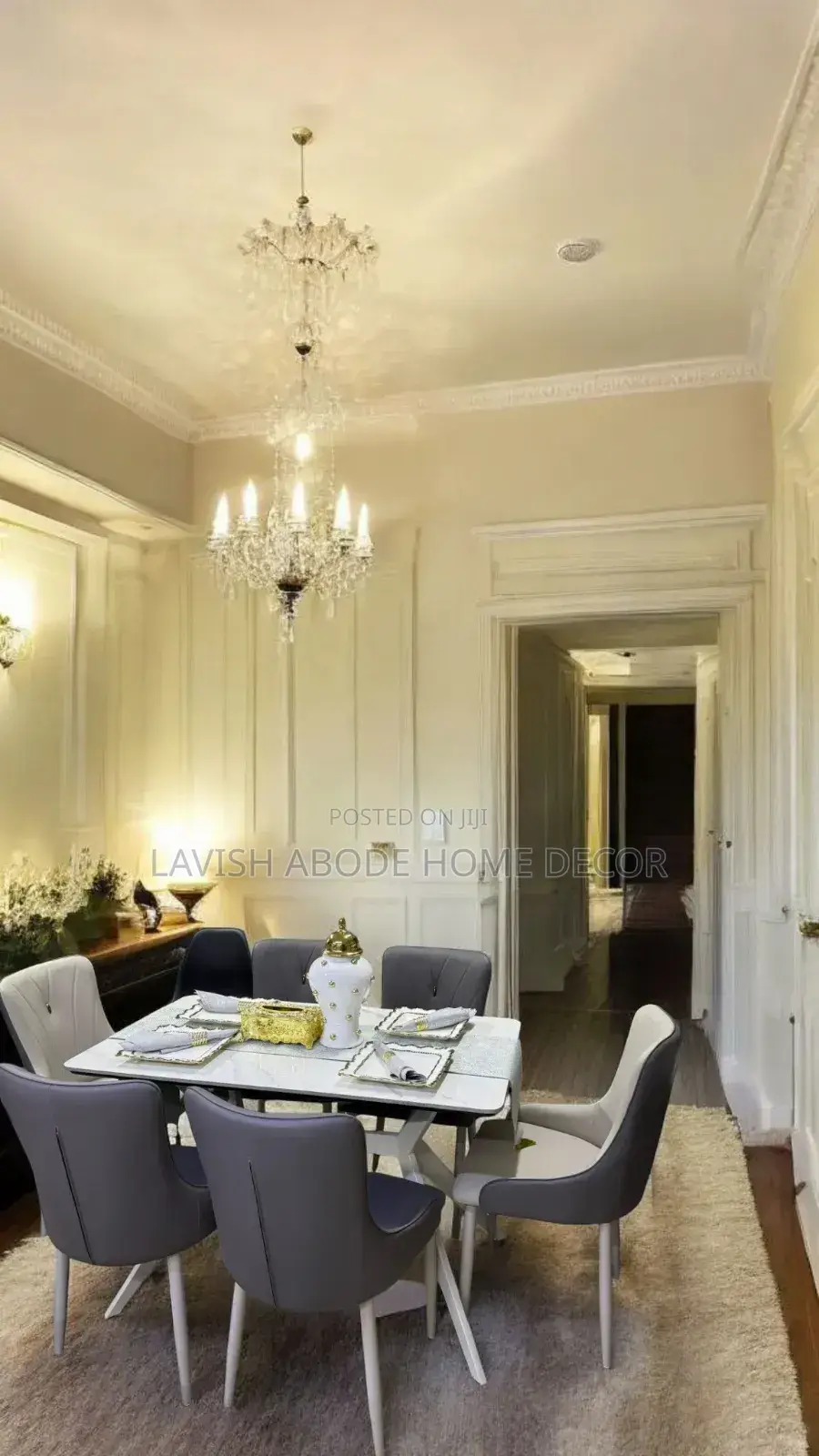 6 Seater Dining Table Set