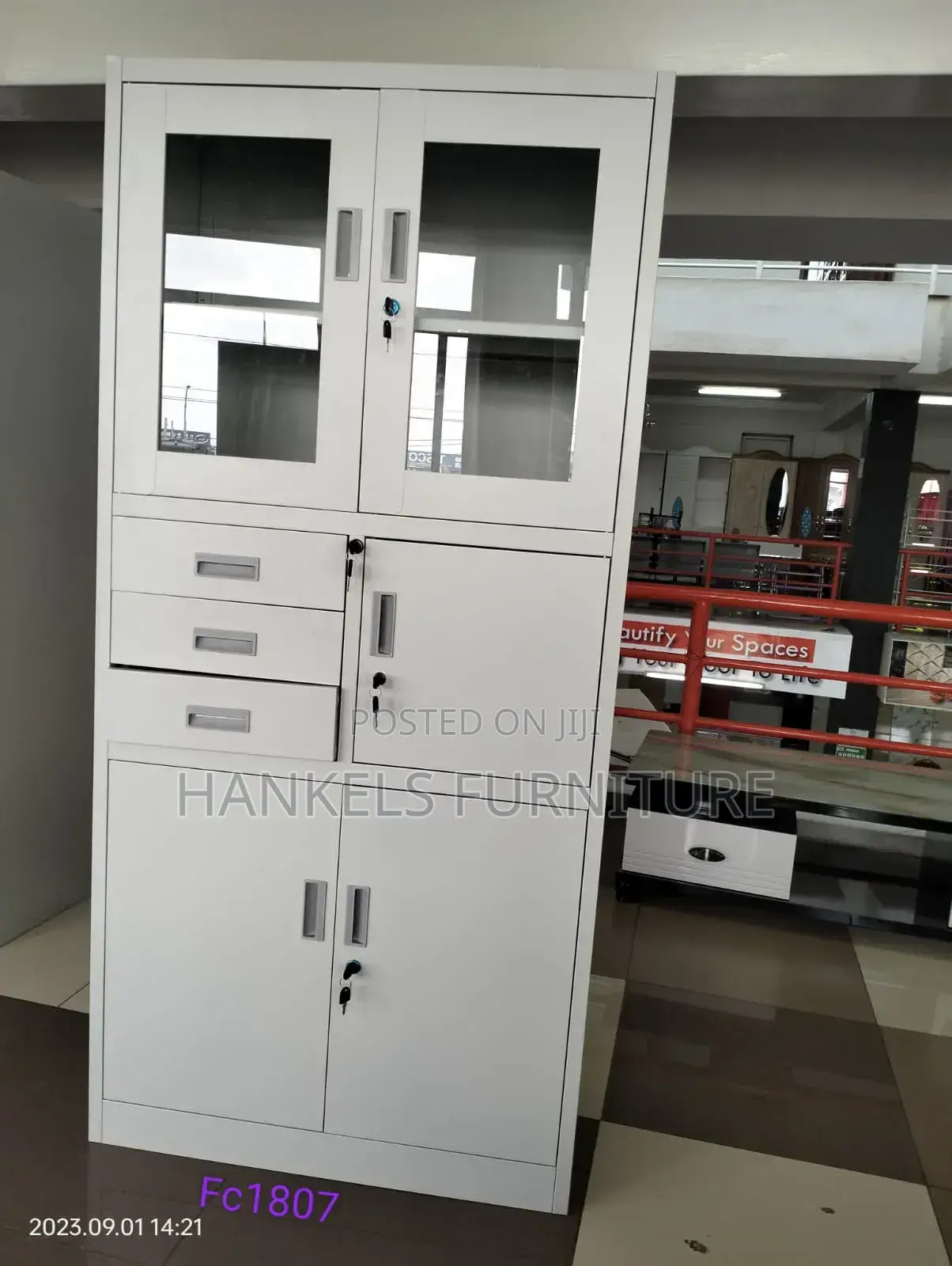 Halfglass Safe Storage Cabinet