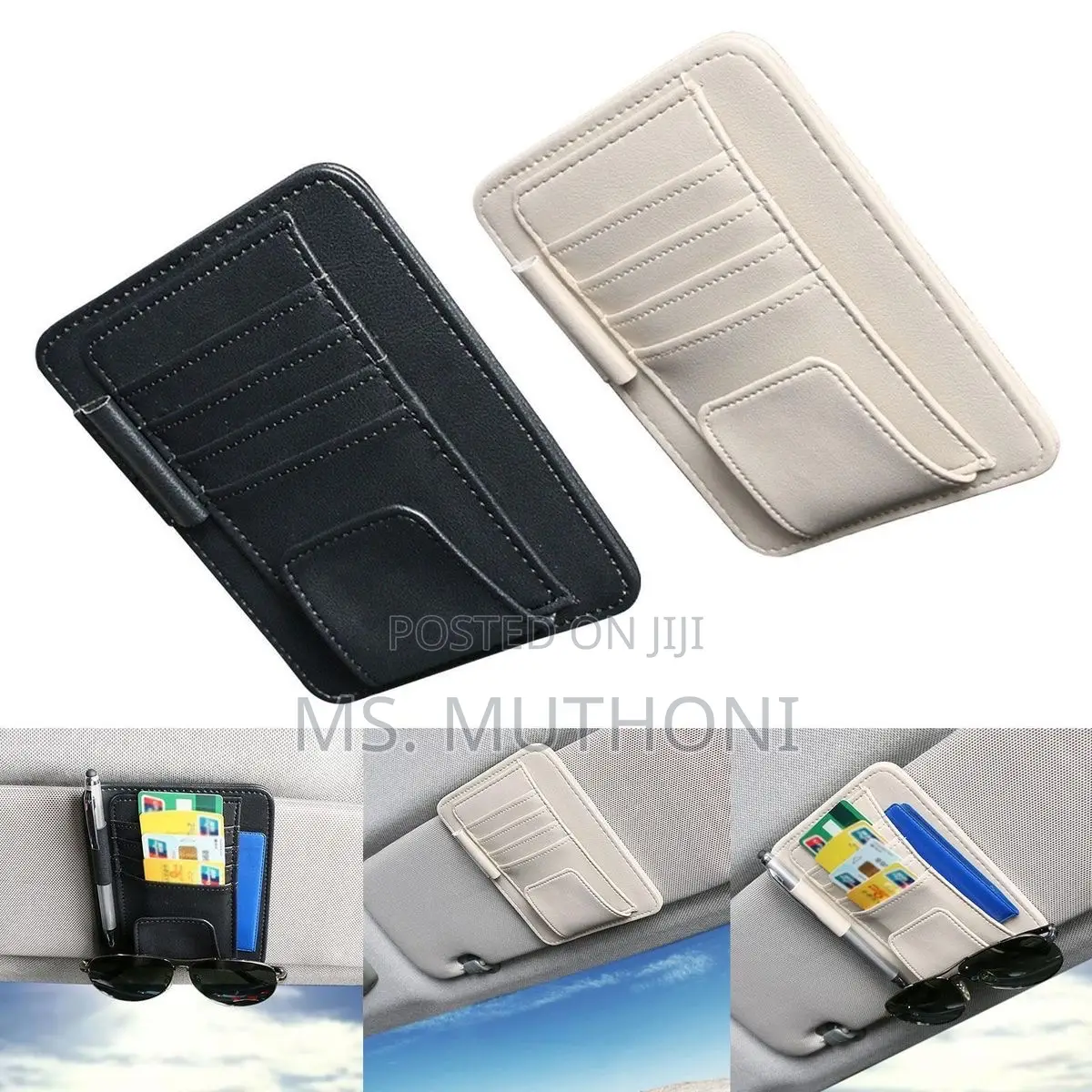 Multipocket Car Sun Visor Organizer *