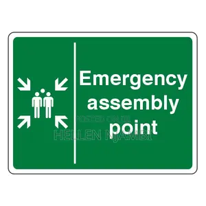 Assembly Fire Safety Sign