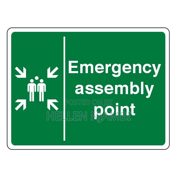 Assembly Fire Safety Sign