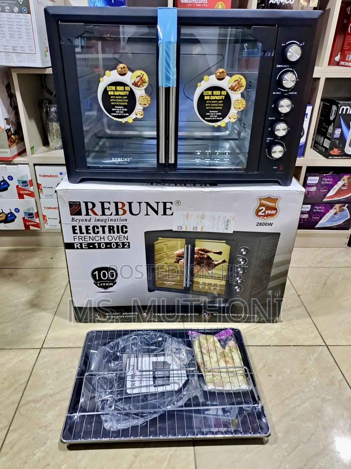 Rebune Commercial Conventional Oven Rotisserie,Baking Tray