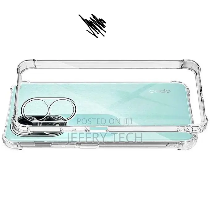 Transparent Silicone Case for Oppo A78 Cover Pouch Protectio