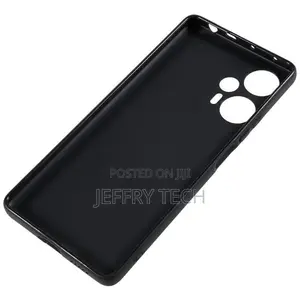 Black Silicone Case for Xiaomi Poco F5 Pouch Cover Protectio
