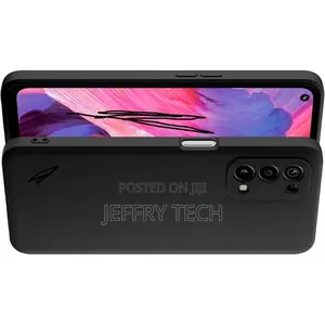 Black Silicone Case for Oppo A74 Pouch Cover Protection