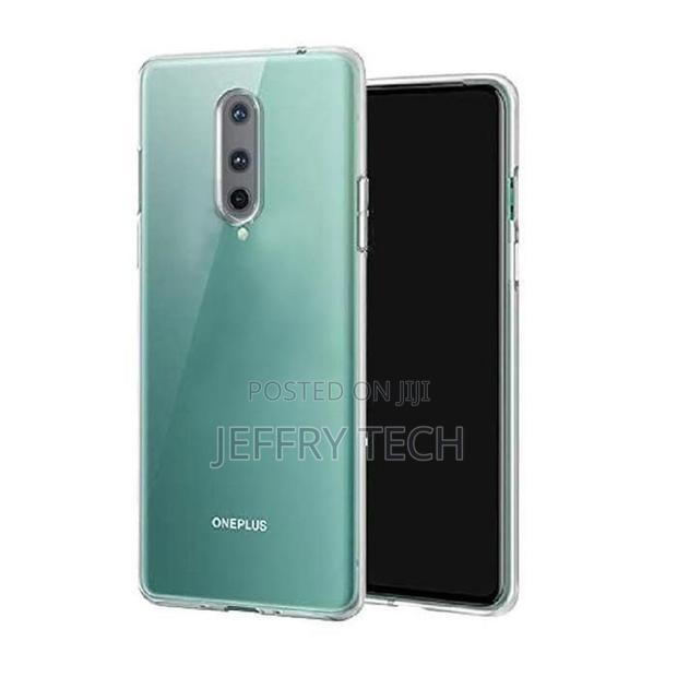 Transparent Silicone Case for One Plus 8 Cover Protection Po - thumbnail 3