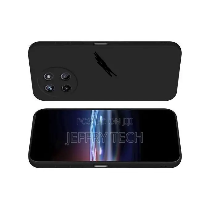 Black Silicone Case for Realme 11 4g Pouch Cover Protection