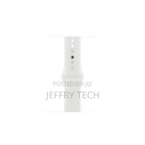 White Silicone Apple Watch Band for Series 7 42mm