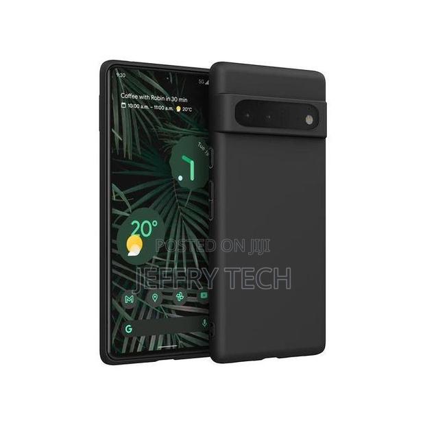 Black Silicone Case for Google Pixel 8 Pouch Cover Protectio
