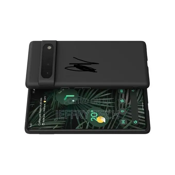 Black Silicone Case for Google Pixel 8 Pouch Cover Protectio