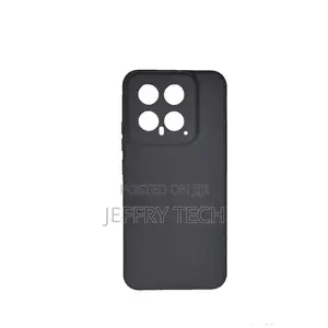 Black Silicone Case for Xiaomi Mi 14 Pouch Cover Protection