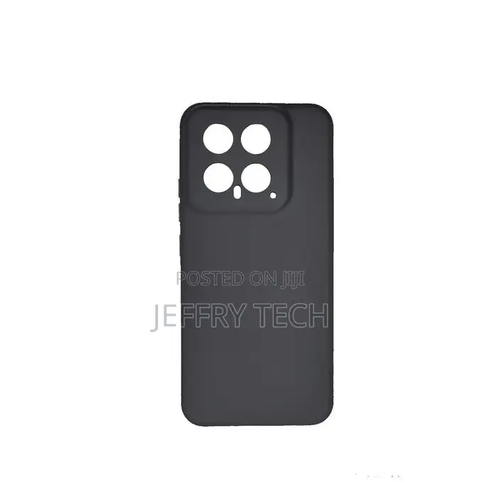 Black Silicone Case for Xiaomi Mi 14 Pouch Cover Protection
