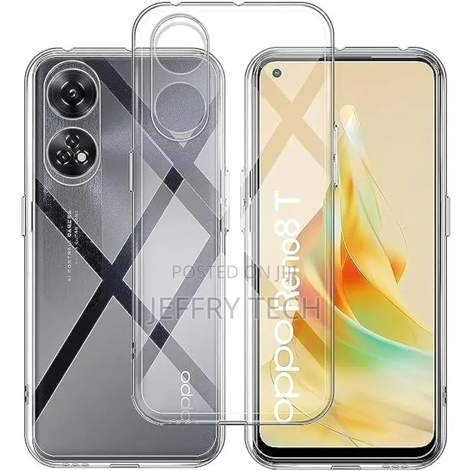 Transparent Silicone Case for Oppo Reno 8t 5g Pouch Cover Pr