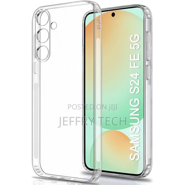 Transparent Silicone Cover for Samsung Galaxy S24 Fe