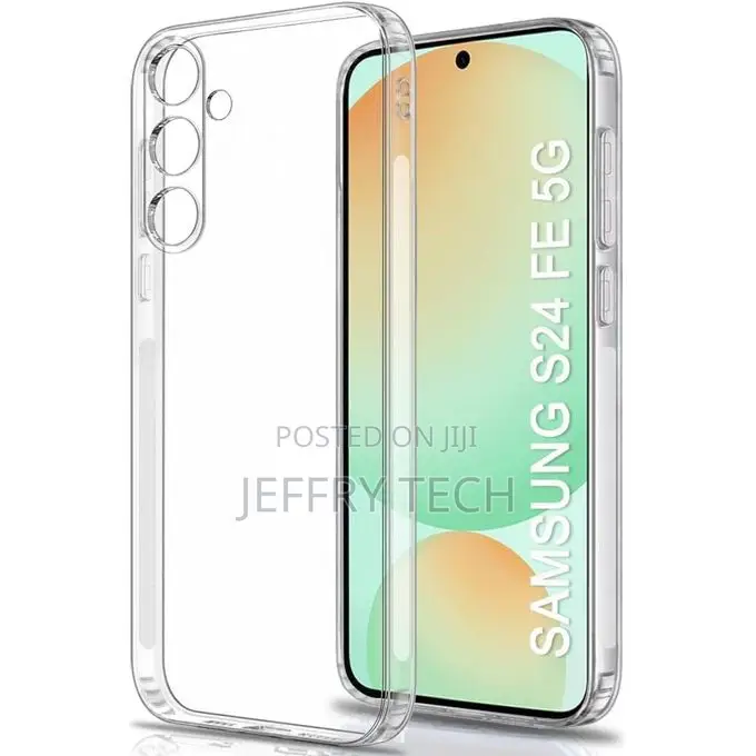 Transparent Silicone Cover for Samsung Galaxy S24 Fe