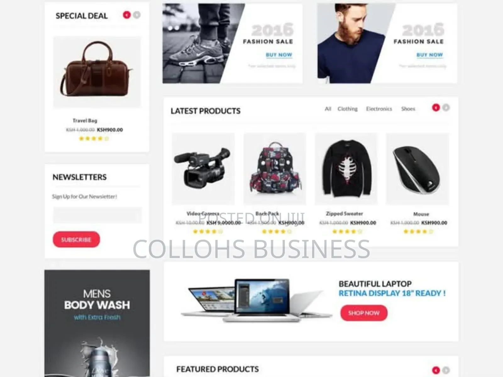E-commerce Website Design And Development Services