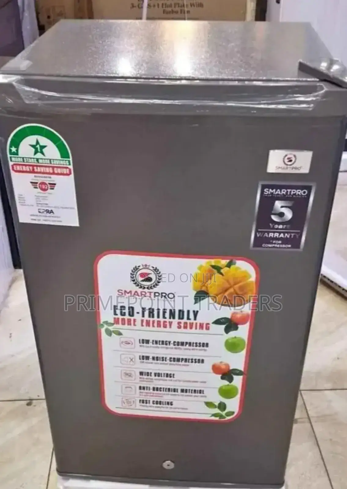 Refregirator Smartpro 90l, One Door, SFR-120s-I; Silver