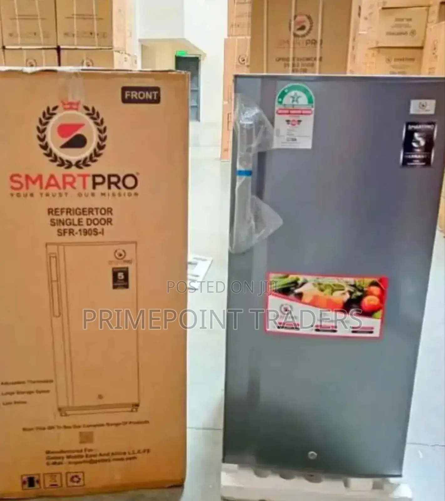Refregirator 150litres, Smartpro, Single Door; Brand New