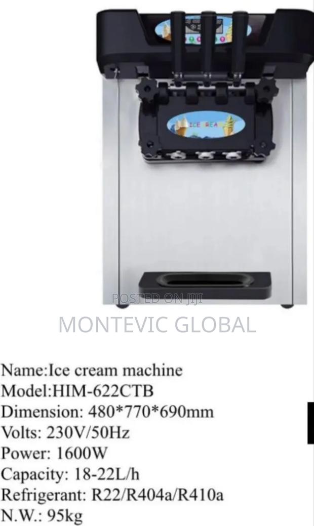 Ice Cream Maker Machine - main view