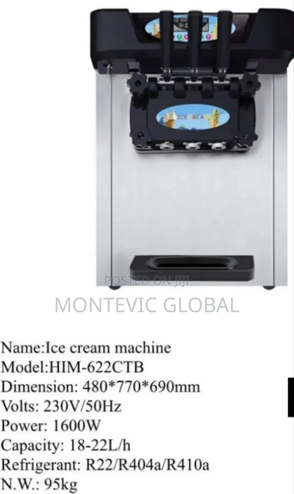Ice Cream Maker Machine