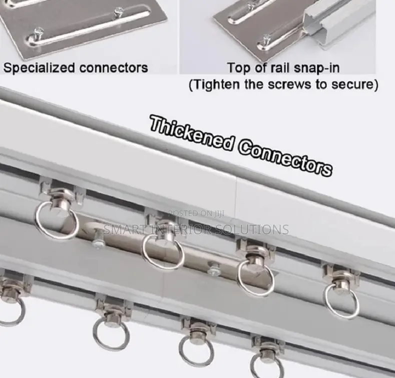 Sturdy and Durable Double Curtain Rails