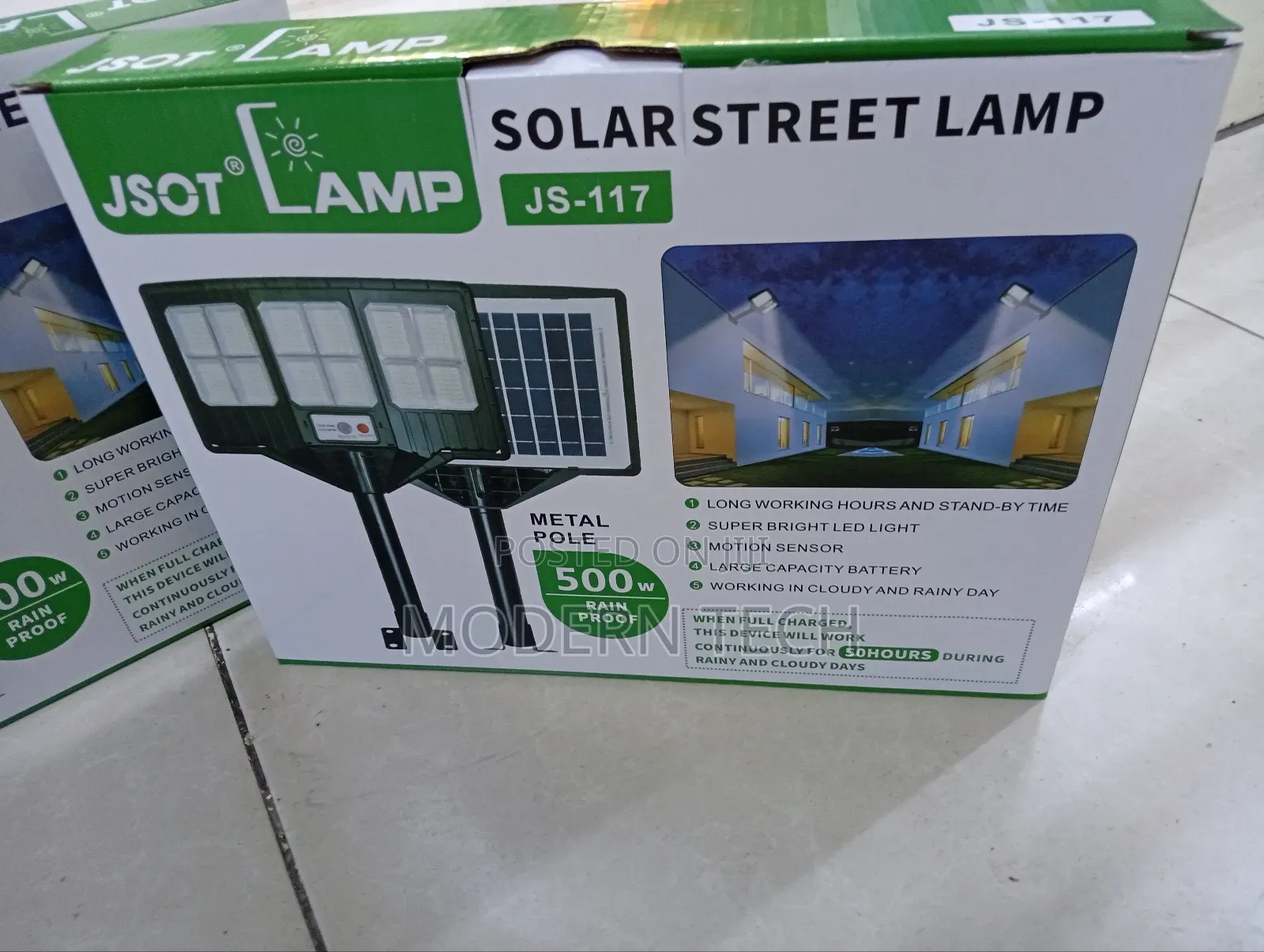 Solar Light 500w Solarlight Super Solar Street Lamp